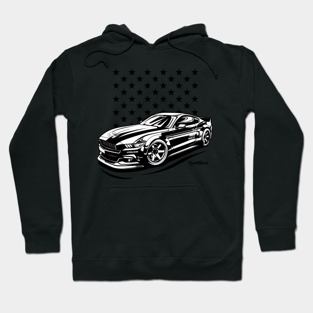 Mustang GT Ecoboost Hoodie by ASAKDESIGNS